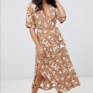 Faithfull the Brand Rivera Floral Wrap Dress